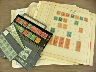 Us,  Includes Revenues & Bob,  Accumulation Of Stamps On Pages,  Stock