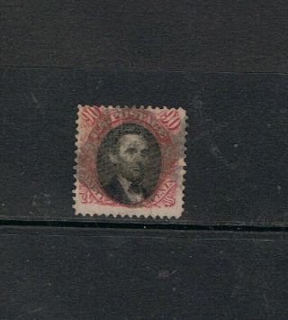 Usa - 1869 90 C.  Carmin Et Noir,  Lincoln.