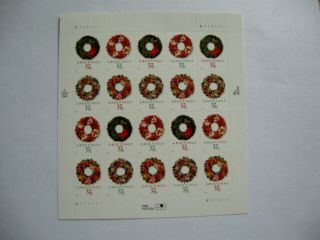 Usa Stamps Sheet Of Christmas Greetings In.