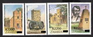 Zambia 2003 Group Of 4 Stamps Mi 1451 - 1454 Mnh Cv=11€