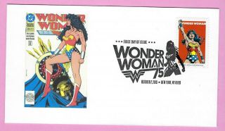 Wonder Woman 2016 Fdc.  Bronze Age.  Wonder Woman No.  72 Comic Cover.