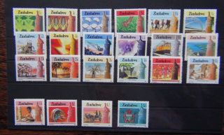Zimbabwe 1985 National Infrastructure Set Complete To $5 Mnh