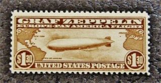 Nystamps Us Air Mail Stamp C14 Og H $400