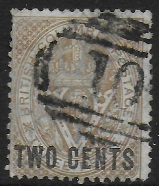 British Colombia Stamps 1868 Sg 28 Canc Vf