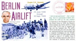 Coverscape Computer Generated 70th Anniversary Of " Berlin Airlift " Event Cover
