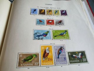 Uganda 1965 Sg 113 - 126 Birds Cat Appox £48