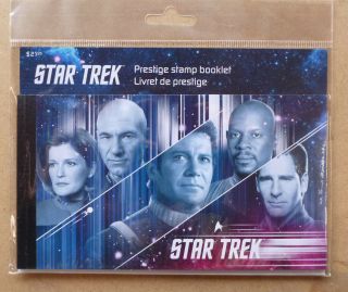 2017 Canada Star Trek Prestige Stamp Booklet