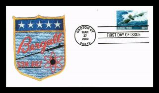 Dr Jim Stamps Us Uss Bergall Los Angeles Class Naval Submarine Fdc Cover Groton