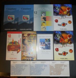 Canada 19 Booklets Nh Face Value C$73.  37