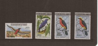 Mali 1960 Birds High Values Mnh Stamps