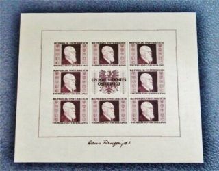 Nystamps Austria Stamp B188 Og Nh $500