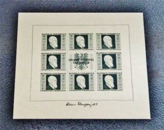 Nystamps Austria Stamp B185 Og Nh $500