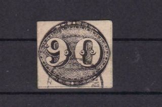 Brasil 1843 90 Real Imperf Stamp Ref R 16378