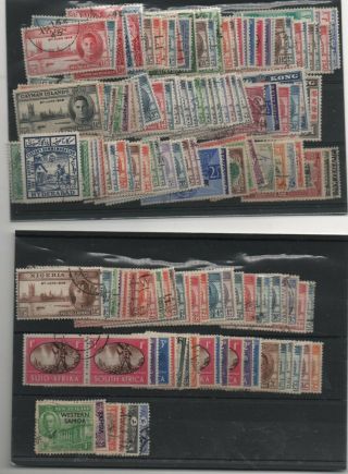 1946 Victory Omnibus Complete Commonwealth Set 164 Fine Stamps