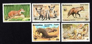 Botswana 1977 Group Of Stamps Mi 182 - 186 Mnh Cv=75€