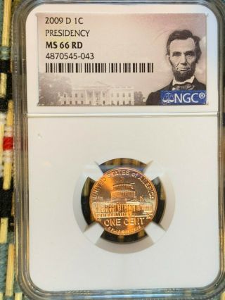 2009 Presidency Lincoln 1c,  Ngc Certified Ms 66