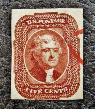 Nystamps Us Stamp 12 $850 Red Cancel