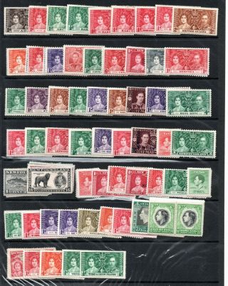 1937 Coronation Complete Omnibus Mounted 202 Stamps