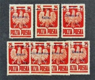 Nystamps Poland Stamp 347//b56 Og H $45