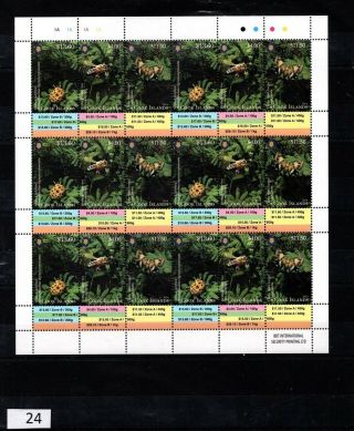 == 6x Cook Islands 2014 - Mnh - Insects