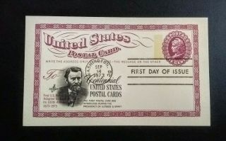 Us Postal Card 1973 6 Cents 100th Anniversary Of The First Us Postal Card,  Dc