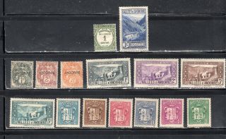 France Colonies Europe Andorre Andora Stamps Hinged Lot 56220