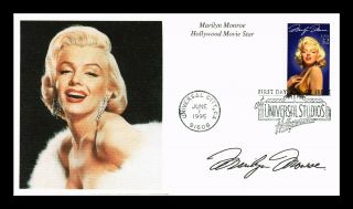 Dr Jim Stamps Us Marilyn Monroe Hollywood Movie Star Fdc Cover Universal City