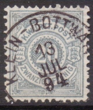 Germany Wurttemberg Postmark / Cancel  Klein - Bottwar " 1894