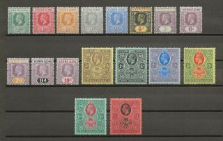 Sierra Leone 1912 - 21 Sg 112/28 Cat £400