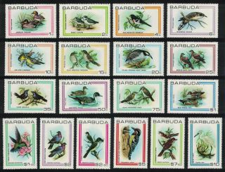 Barbuda Birds 18v Mnh Sg 503 - 520 Mi 187 - 504