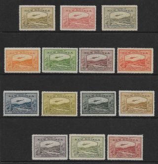 Guinea 1939 Airmail Postage Complete Set Of 14 - 8826