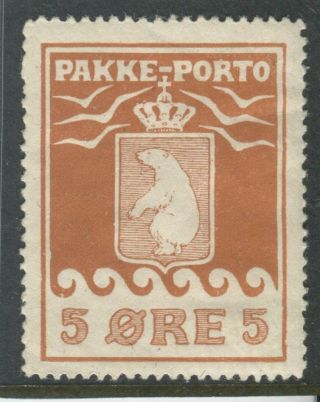 Greenland Stamps Scott Q3a Perf 12 - 1/2,  H,  F - Vf (p4535n)