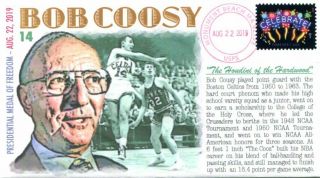 Coverscape Computer Designed Celtics Legend Bob Coosy Medal Of Freedom Cover