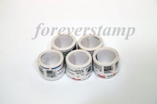 500 (5 Rolls Of 100) Usps Forever Stamps Us Flag Coil First Class Fast