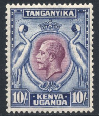 Kenya Uganda & Tanganyika 1935 - 37 10/ - Gv Nh Sg 122 (sc 58) Cat £100
