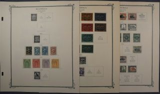 Group Of Postage Stamps Of Guatemala,  1875 - 1964