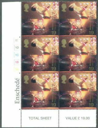 Freddie Mercury - Music - Pop - 1999 Mnh Block Mnh - Great Britain (6 Stamps)