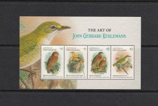 Australia Christmas Island 2018 Birds The Art Of John Gerrard Keulemans S/s Mnh