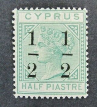 Nystamps British Cyprus Stamp 26 Og H $500