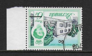 1970 Bermuda: 6c On 6d Decimal Currency Error " Wmk Inverted " Sg237w Fine