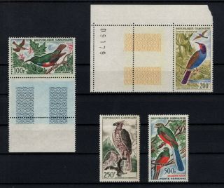 P120258/ Gabon / Airmail / Birds / Y&t 14 / 16 Mnh Complete Set