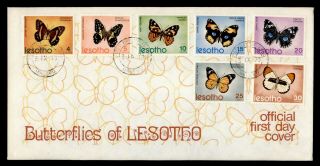 Dr Who 1973 Lesotho Butterfly Fdc C134929