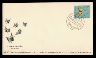Dr Who 1953 Mozambique Butterfly Fdc C134904