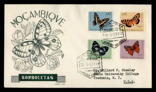 Dr Who 1953 Mozambique Butterfly Fdc C134903