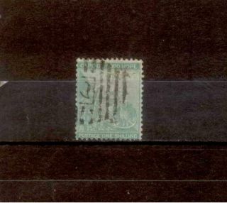 Cape Of Good Hope 1864 1s Green Crown Cc Inverted Watermark Sg26w Cv £275