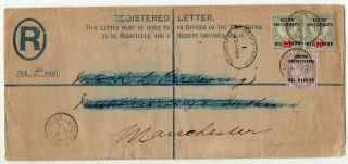 1894 Oil Rivers Niger Coast Protectorate Cover To Great Britain,  Wow