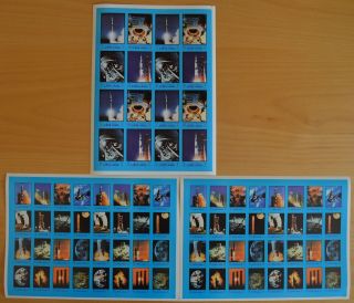 Y936.  Ajman - Mnh - Space - Astronauts - Full Sheet - Imperf -