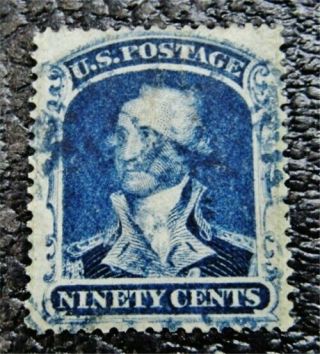 Nystamps Us Stamp 39 $11400 Blue Cancel