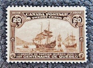 Nystamps Canada Stamp 103 Og H $255