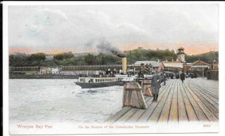 Gb Ppc Caledonian Steamer 1905 Duchess Of Hamilton Cachet Wemyss Bay Pier